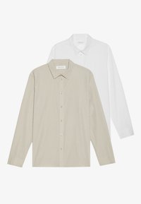 2 PACK - Finskjorte - white/mint/abbey stone