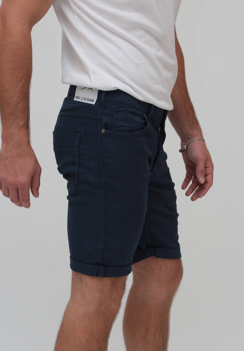 Herren Skinny Fit | Miracle of Denim THOMAS Jeans Shorts dunkelblau - EJ83864 Herren Skinny Fit | Miracle of Denim THOMAS Jeans Shorts dunkelblau - EJ83864