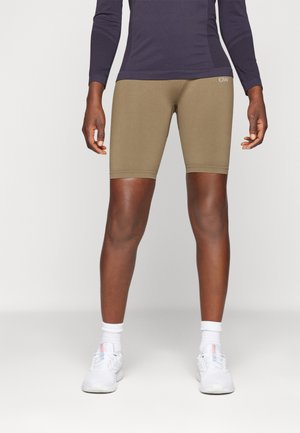 DEFINE SEAMLESS BIKER SHORTS - Leggings - dark sand