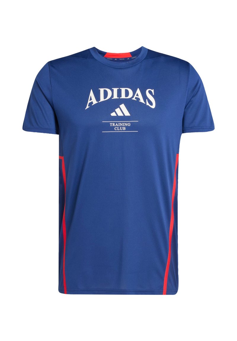 adidas Performance LEGACY - Sportovní tričko - dark blue/chalk white ...