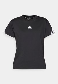 adidas Sportswear FUTURE ICONS THREE STRIPES - Apdrukāts T-krekls - black