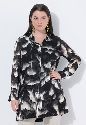 GRANITE PRINT BURNOUT  - Hemdbluse - black