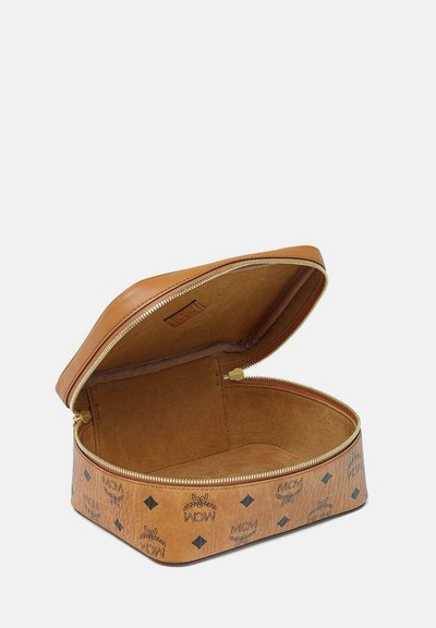 MCM OTTOMAR IN VISETOS - Trousse - cognac