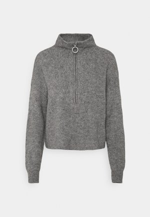 Pullover - mottled grey