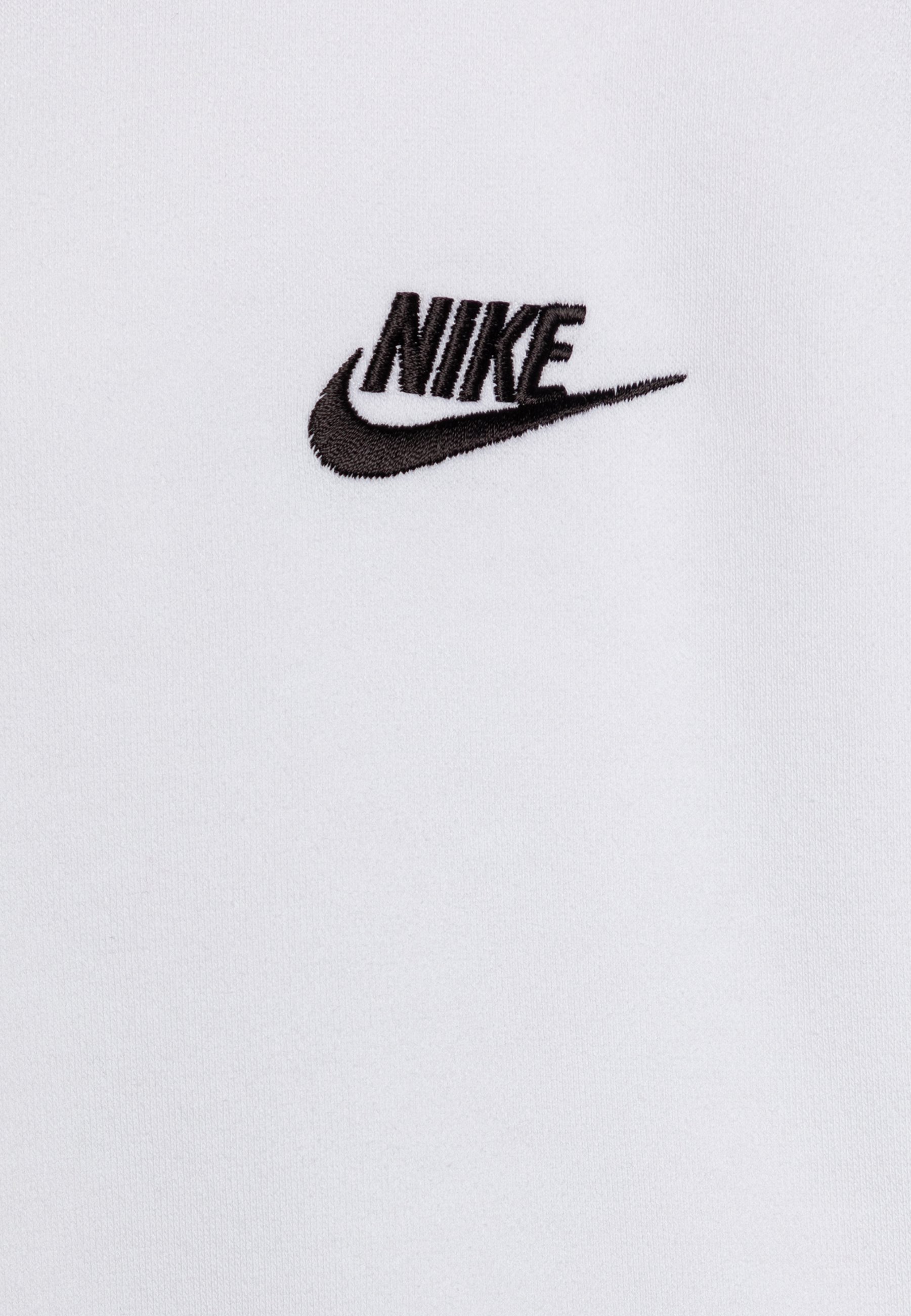 white nike jumper with black tick