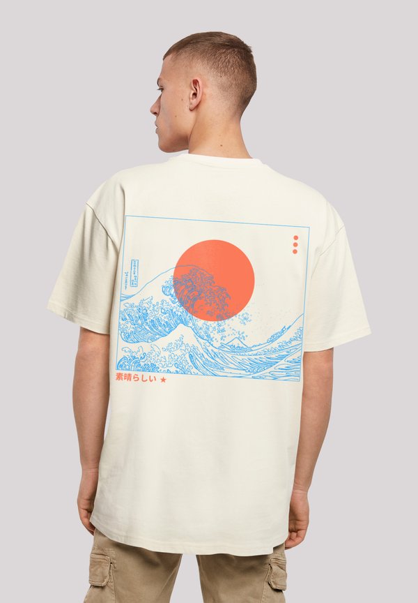 KANAGAWA WELLE JAPAN - T-Shirt print - sand