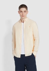 BREWER STRIPED SLIM FIT OXFORD SHIRT - Camicia - saffron yellow