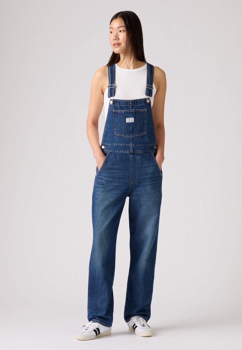 Levi's VINTAGE OVERALL - Denim Dungarees - propose to me/dark-blue denim -  Zalando.ie