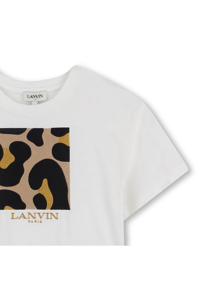 LANVIN SHORT SLEEVES - T-shirt con stampa - off-white