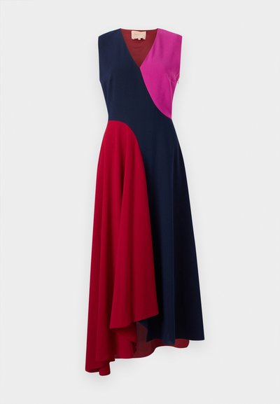 Roksanda MIRAL DRESS - Kokteiļkleita/ballīšu kleita - fuchsia/crimson/navy