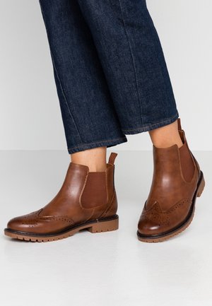 Boots à talons - cognac