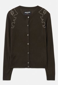 MISSYA - Cardigan - dark chocolate