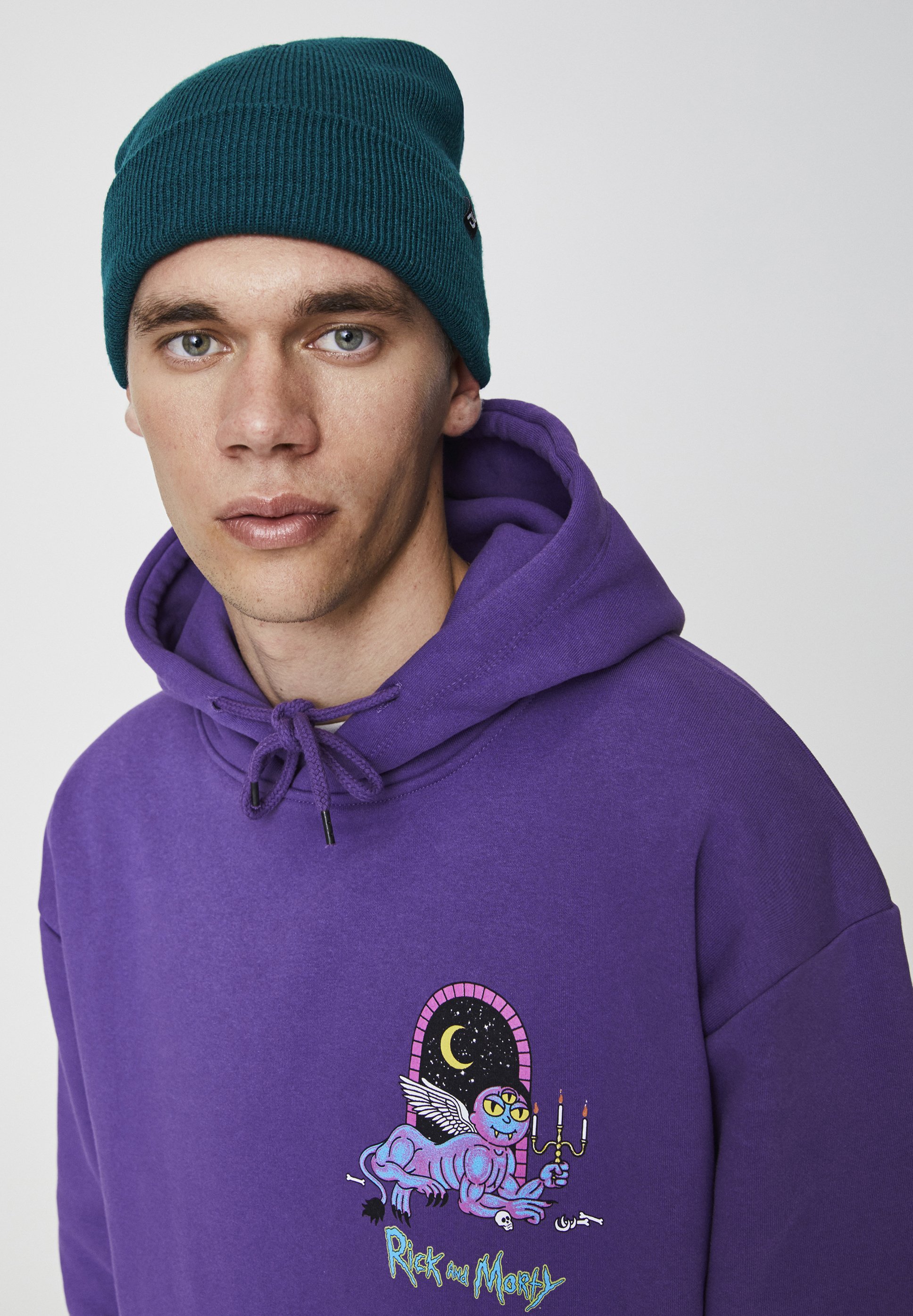 Rick and morty purple hoodie Clearance