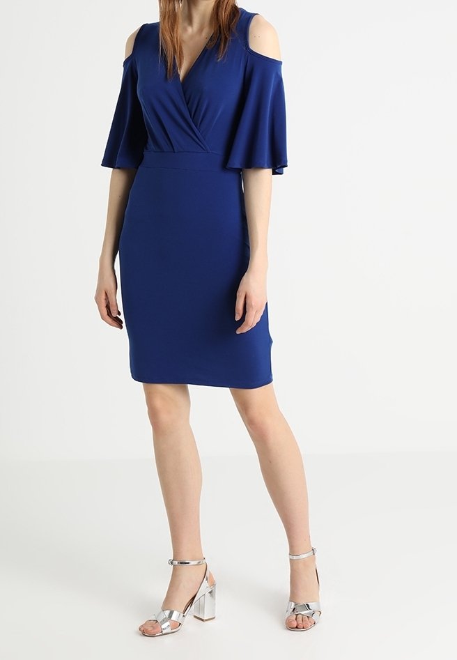 color block jersey dress Pink/Madarin Color Block Dress main image 0