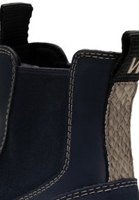 Woden MAGDA - Botines con plataforma -  dark navy coffee cream