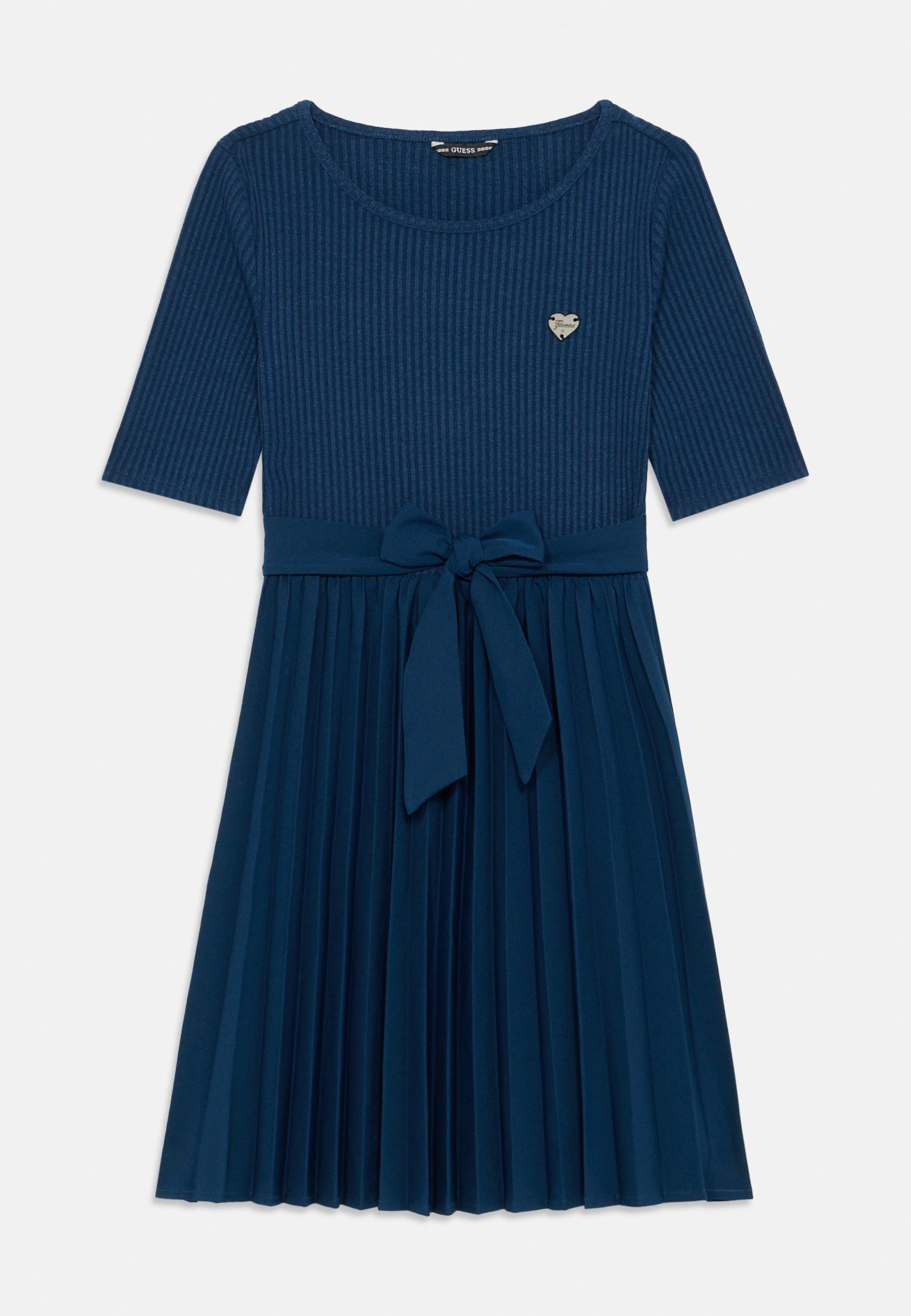 Guess PLEATED Vestido informal secret blue/azul