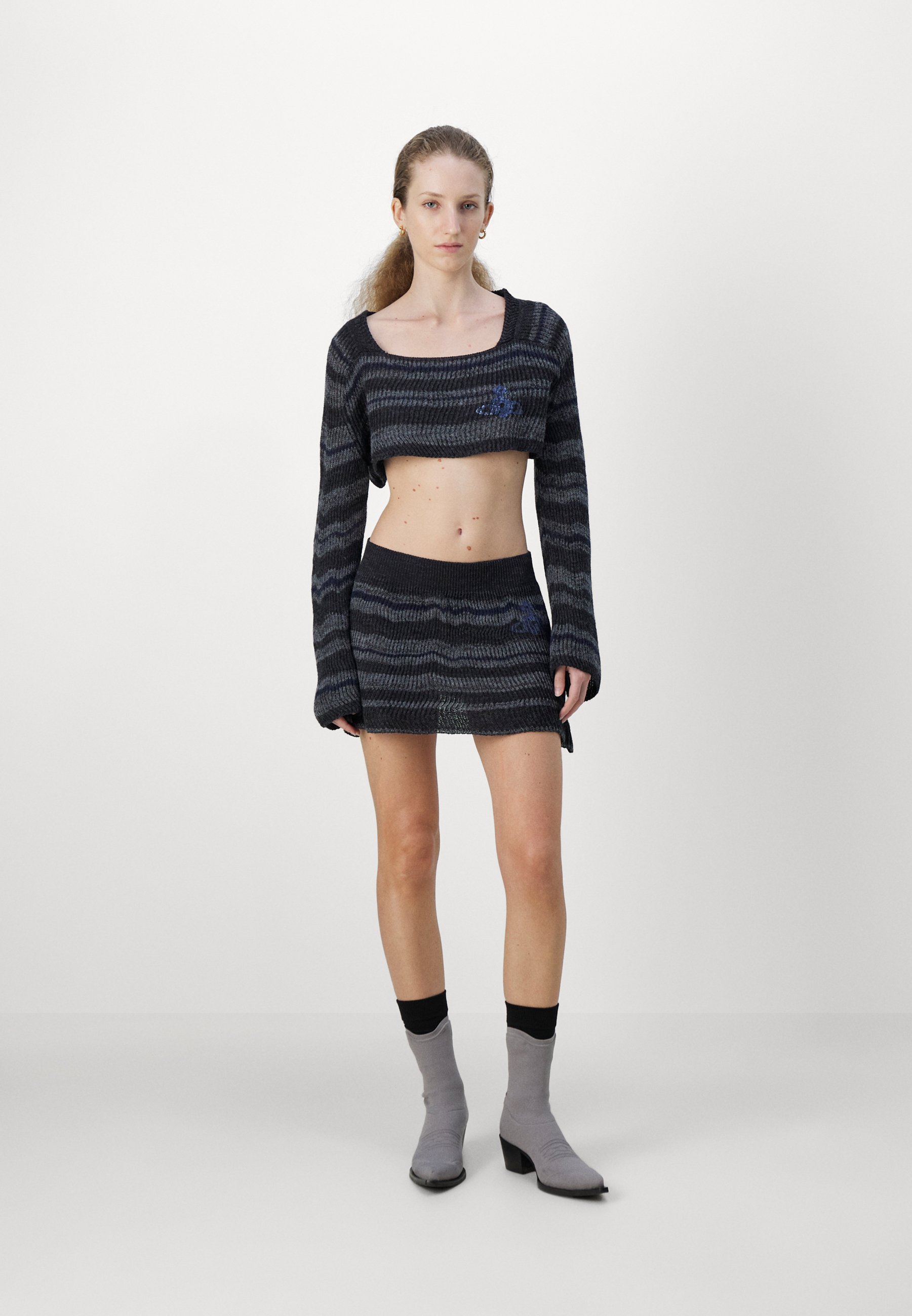 【VIVIENNE WESTWOOD】24SS BEDROCK SKIRT Vivienne Westwood BEDROCK SKIRT - Mini skirts - blue/blå