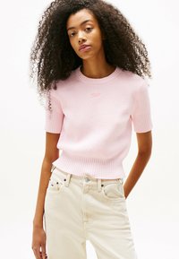 Tommy Jeans SHORT SLEEVE - T-shirt basic - precious pink