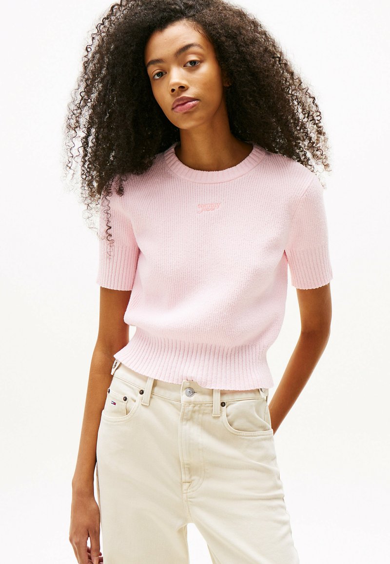 Tommy Jeans SHORT SLEEVE - T-shirt basic - precious pink