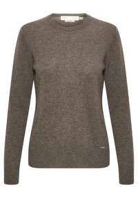 LUKKAIW CREW NECK - Neule - brown melange