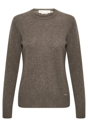 LUKKAIW CREW NECK - Džemperis - brown melange