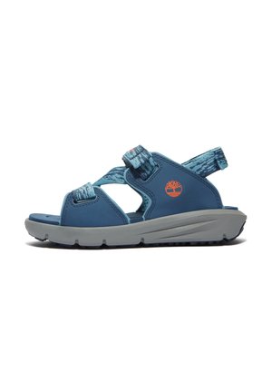 BACKSTRAP - Walking sandals - medium blue webbing