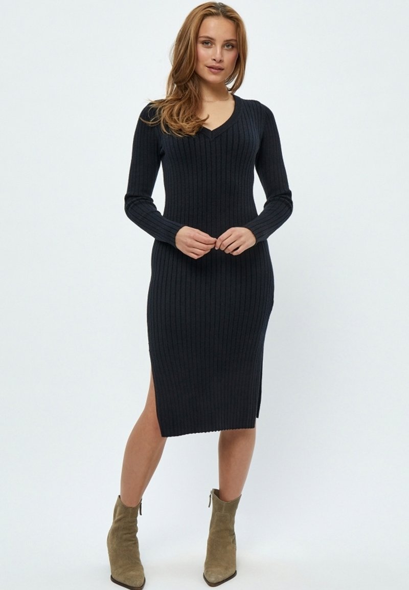 Desires DEAMABEL V-NECK DRESS - Tubino - black