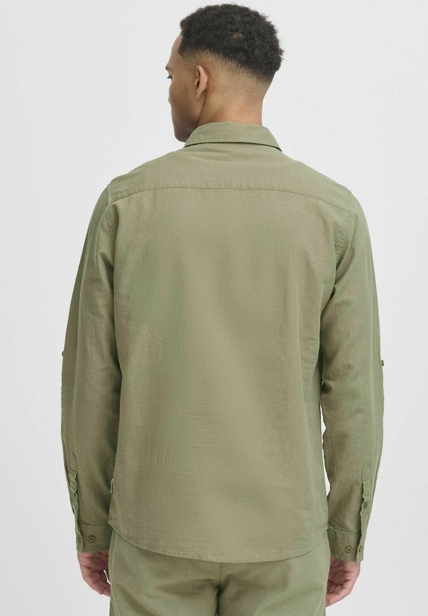 IDMONKO LINEN MIX - Shirt - vetiver2