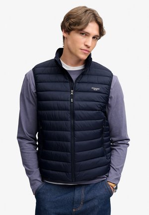 Superdry & Co, SUPERDRY WESTE FUJI LITE PADDED GILET - Waistcoat - eclipse navy