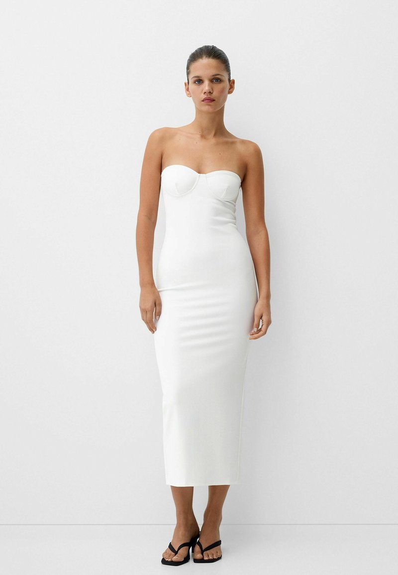 Bershka Etui-jurk wit
