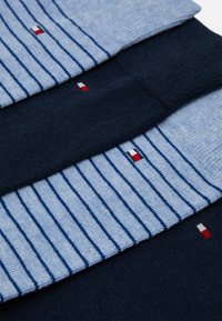 Tommy Hilfiger MEN SMALL STRIPE 2 PACK - Strømper - light blue melange