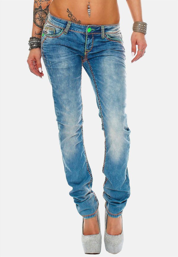 Jeans Straight Leg - blau