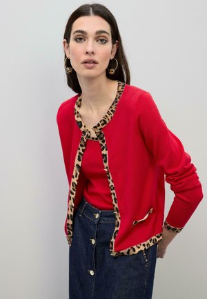 Chaqueta de punto - deep red