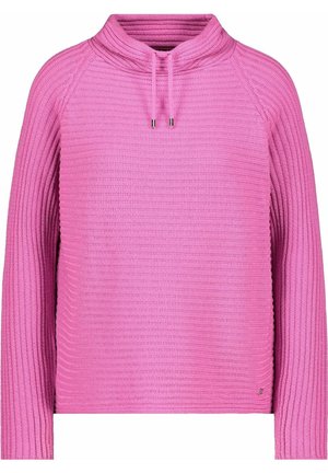 Stickad tröja - pink