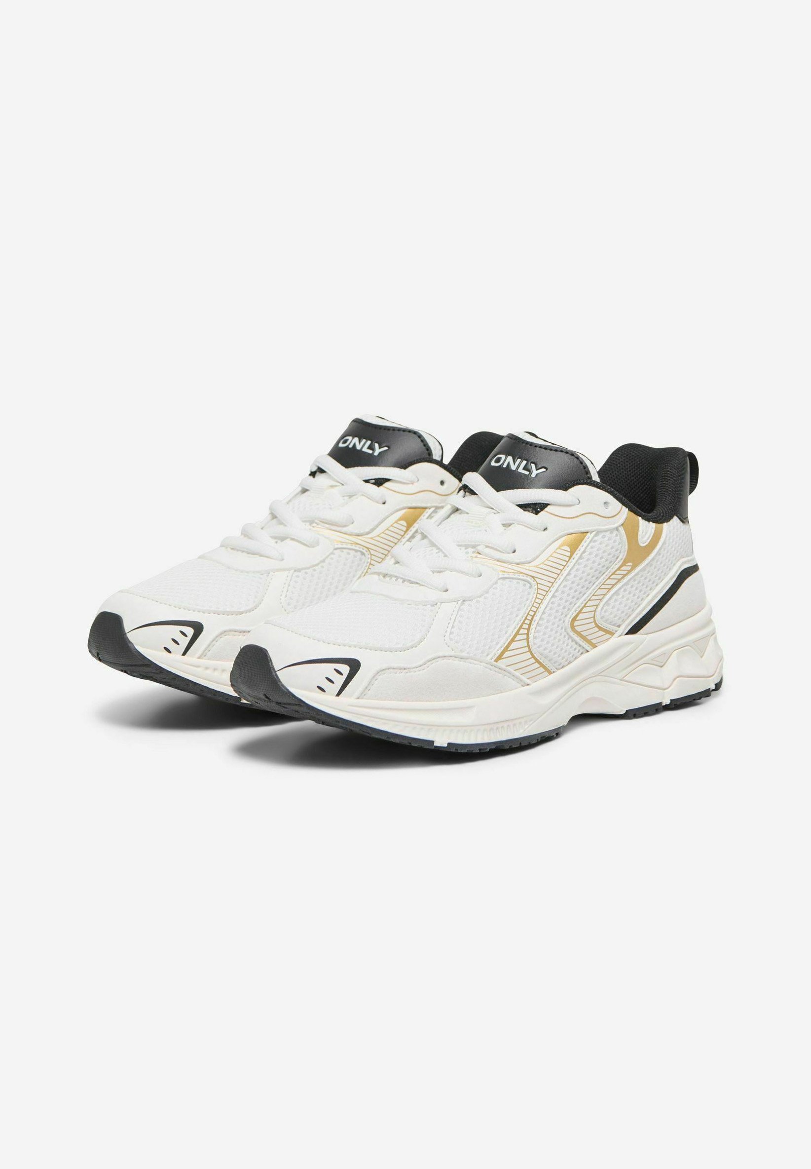 ONLY SHOES SNEAKER GERUNDETE SPITZE - Sneaker low - white/weiß