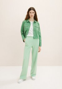 TOM TAILOR Print T-shirt - offwhite abstract dot print