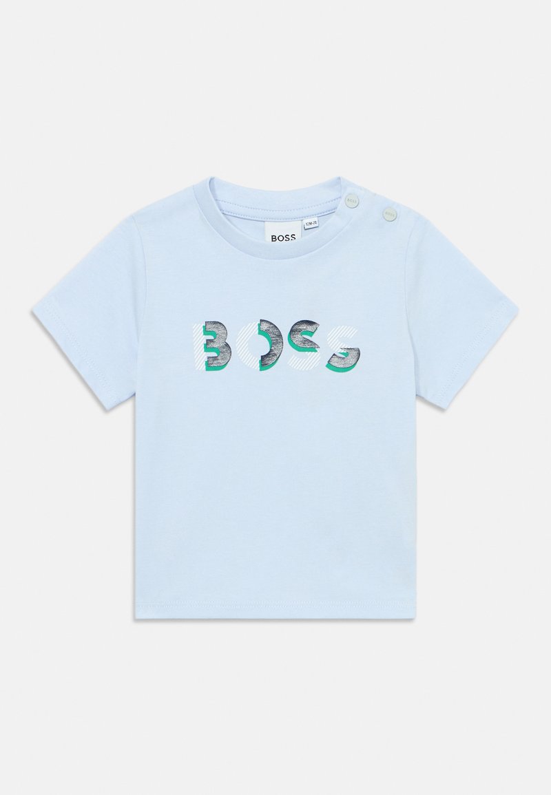 Boss T-shirt print meerkleurig Boss T-shirt print meerkleurig