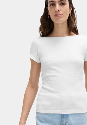 Marks & Spencer, Print T-shirt - soft white