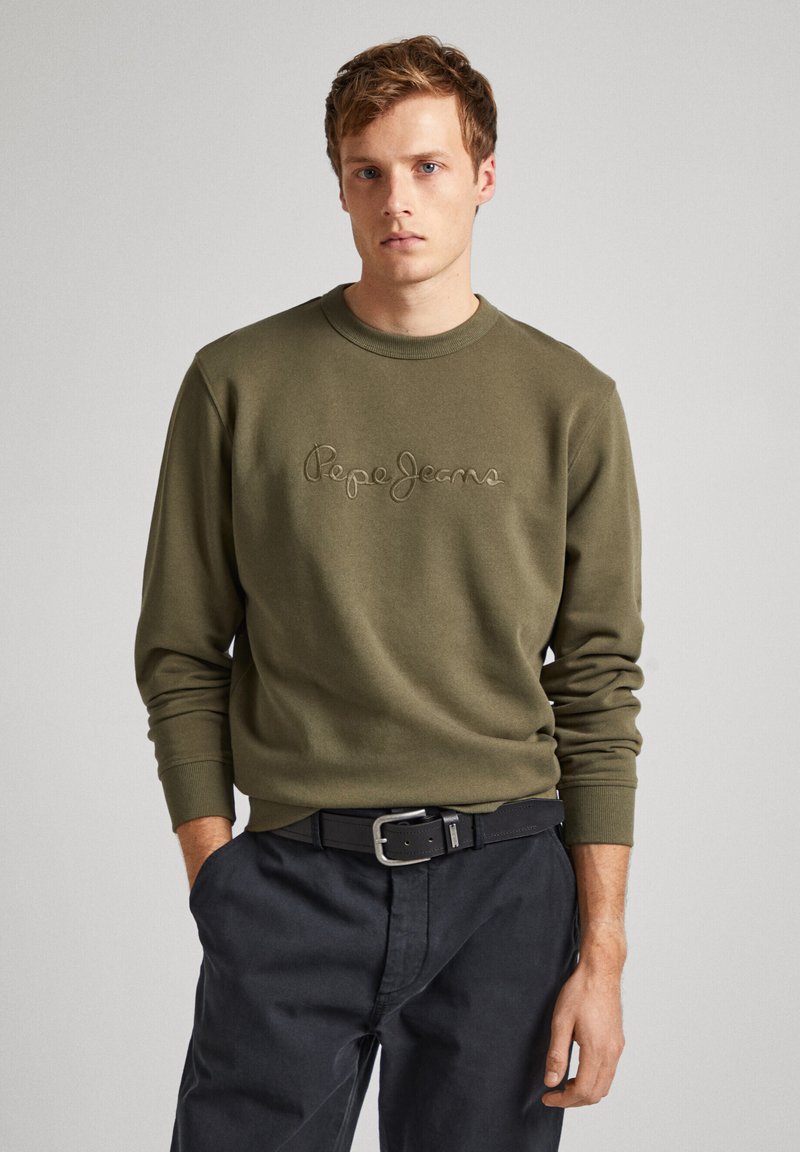 Jeans Grigi Uomo Nouvel Maglia Di Tuta, Giallo (Ochre Yellow), XXL Uomo Pepe Jeans - copertina