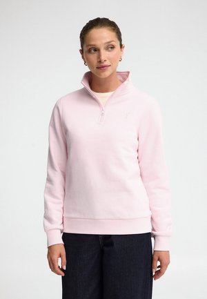 Polo Club, SWEATSHIRT WOMAN RIGBY GO NECK ZIPPER SWEAT W IO LONG SLEEVE REGULAR FIT - Sudadera - pink