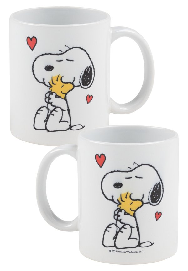 THE PEANUTS WOODSTOCK 2 PACK - Trinkflasche - weiß