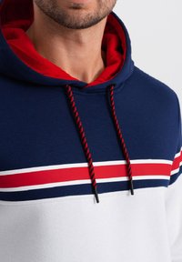 Ombre SSNZ FW - Felpa con cappuccio - white