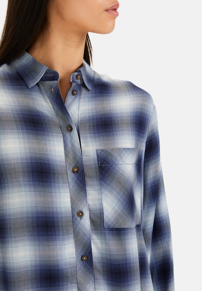Jurk van corduroy met bloemenprint - BLAUW - Babymeisje - 13.00