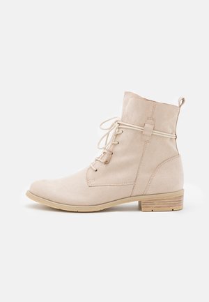 Lace-up ankle boots - sand