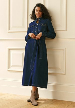 Laura Ashley, LONG SLEEVE SHIRT DRESS - Blusenkleid - blue denim