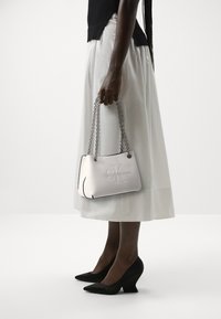 Calvin Klein Jeans - SCULPTED SHOULDER BAG MONO - Handbag - white/silver Thumbnail Image 1