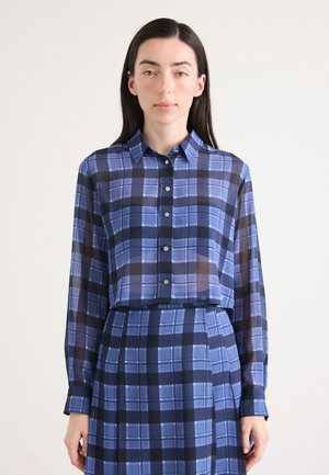 CROP SHIRT - Chemisier - blue