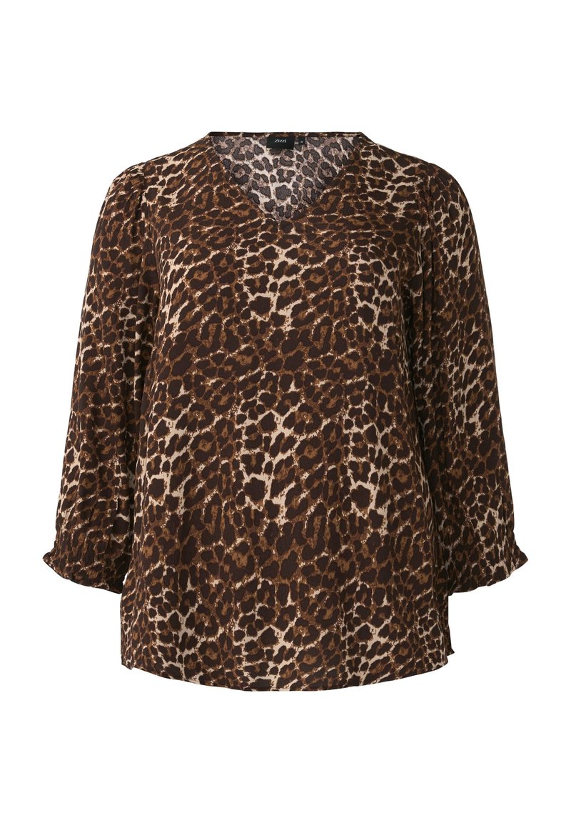 Zizzi Blouse bruin