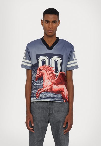 Dhruv Kapoor UNICORN RUGBY TEE UNISEX - Trükipildiga T-särk - multi