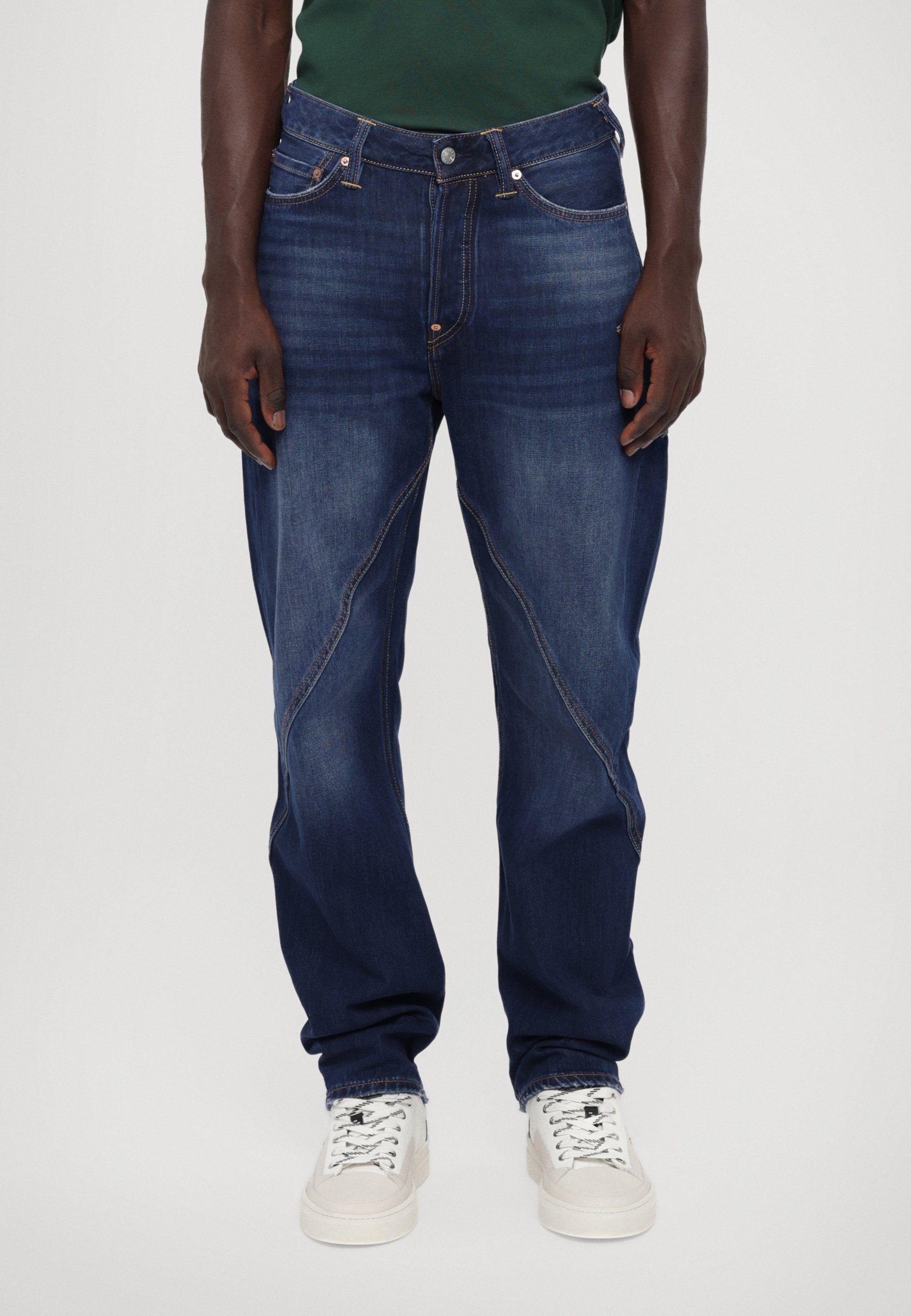 Evisu NINJA DARUMA 3D - Relaxed fit jeans - dark blue denim